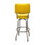 Tabouret de bar et de comptoir pivotant avec dossier Retro Home-18734016-48367129