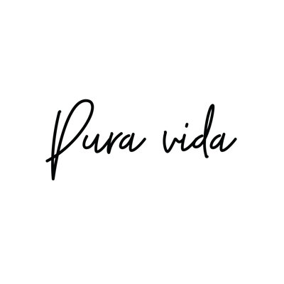Pura Vida - Wrapped Canvas Print
