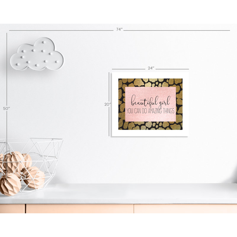 Impression sur papier Amazing Things, H 20 po x l 24 po x P 1 po, Papier