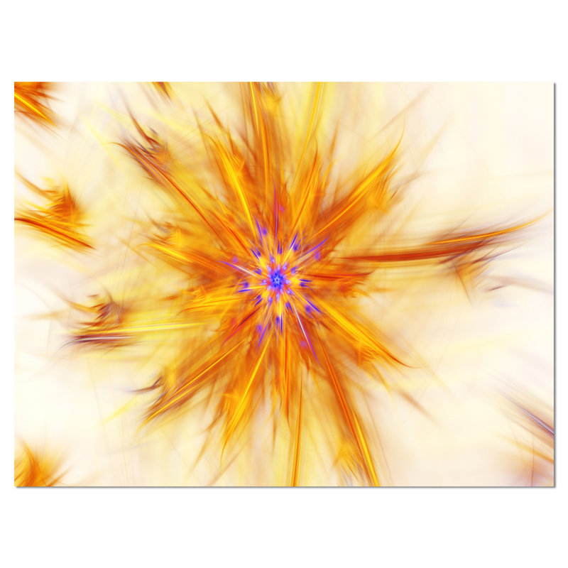 « chining yellow fleuri fleur », reproduction d’impression sur toile, H 20 po x l 20 po x P 1 po
