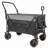Multi-Functional Outdoor Push-Pull Folding Wagon Cart With Rotating Handle And Canopy