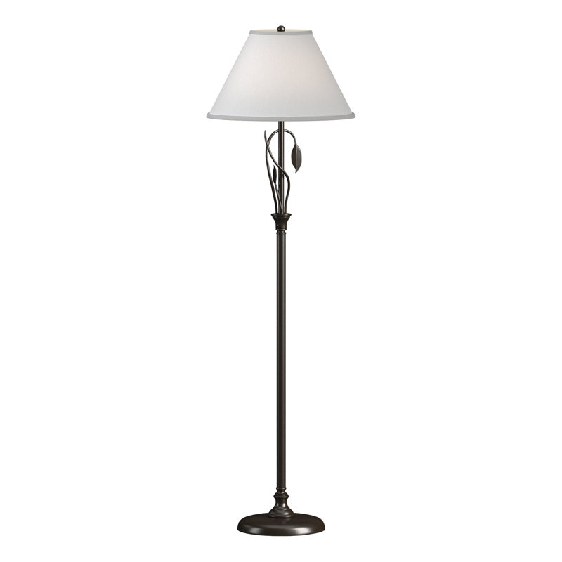 Lampe sur pied en fer forgé, Naturel Anna, Bronze huilé