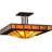 Glass Semi Flush Mount