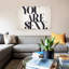 «You Are Sexy», art textuel sur toile-73438419-73438420-73438421