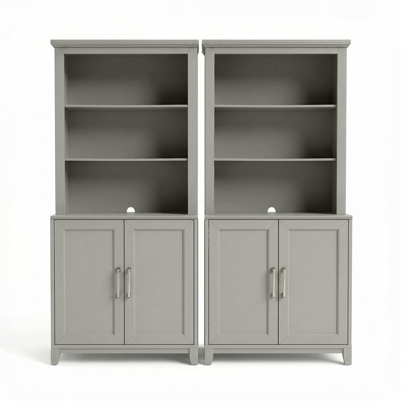 Ensembles d'armoire et de bahut 2 portes Martha Stewart Bedford, Grey