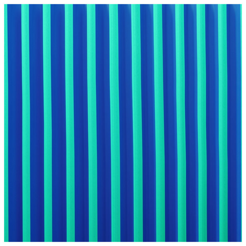 Couvertures bleues à rayures verticales, 50in W x 60in H