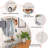Dontrail 27.5'' Metal Rolling Clothing Rack