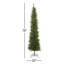Arbre de Noël artificiel Durham Pole Pine-544878690-545872746