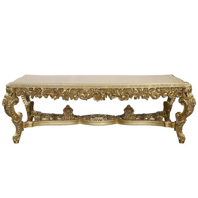 Dining Table, Gold Finish