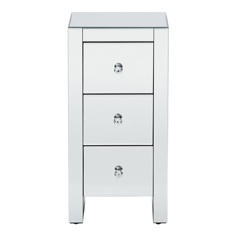 Portalia 30cm W Bedside Table, 60cm H x  30cm W x 30cm D