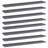 vidaXL Shelf Set of 8 High gloss grey Engineered wood Medium Simple-508065397-535673660
