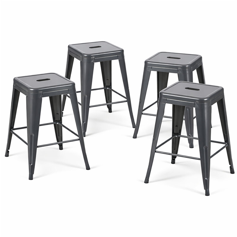 24 Inch Counter Height Stool(Only Dining Chairs), Gris, Tabouret de comptoir (siège d'une hauteur de 24 p