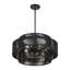 Lustre suspendu noir 5 lumières Asllan-122725133-122725136