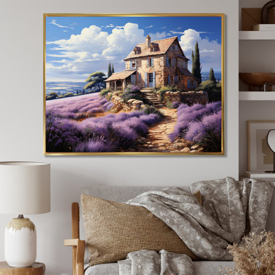 «Country Charm Fields Of», reproduction d'art sur toile