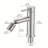 Brushed Nickle Bathroom Faucet For 2 Mode Faucet For Bathroom Sink With 360° Rotating Aerator-121292248