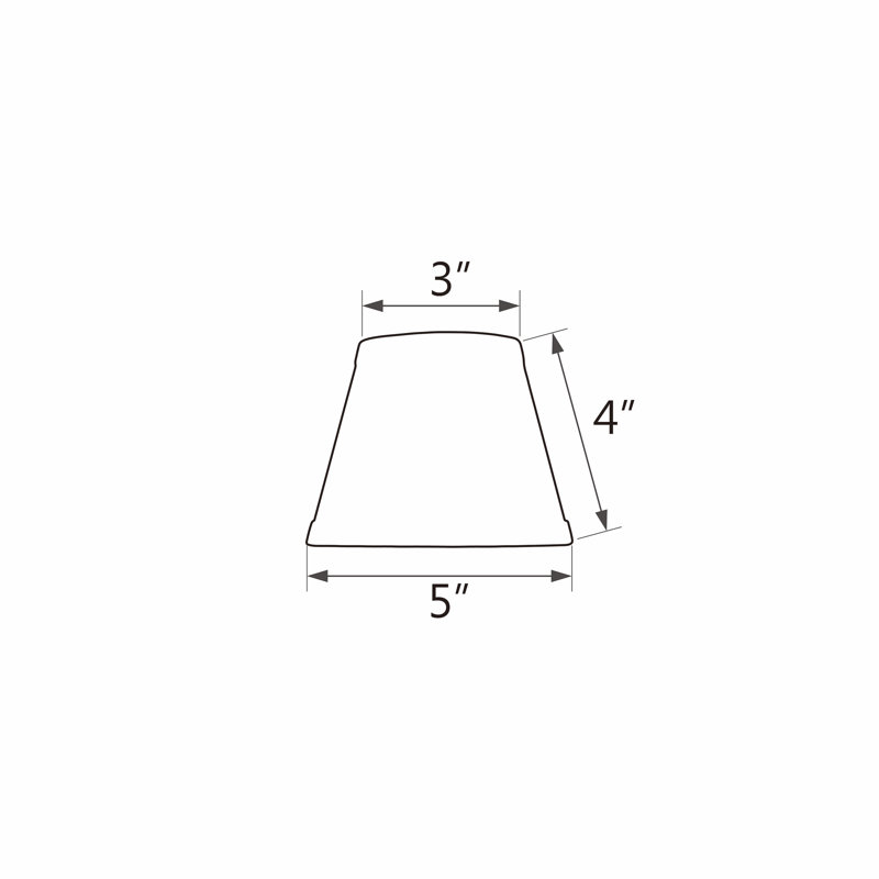 Light Gray Linen Empire Mini Chandelier Lamp Shades, Set of 9