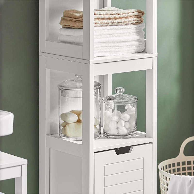 Aadhith Bathroom Cabinet, White