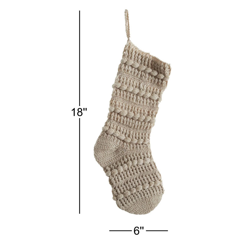 Wool Stocking, Off-White
