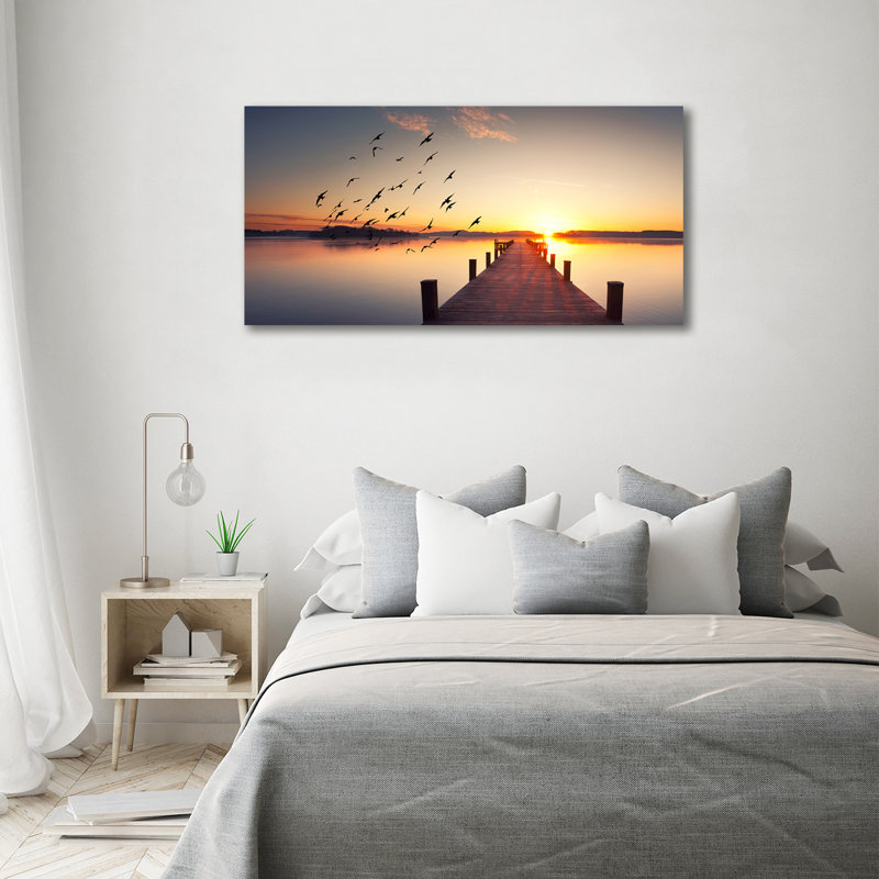Sunset - Wrapped Canvas Print