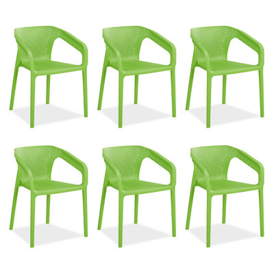 Waterville Stackable Outdoor Patio Dining Armchair