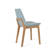 Eiffel Upholstered Back Dining Chair