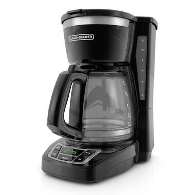 Black & Decker 12-Cup Programmable Coffeemaker with Glass Carafe