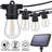 Loudonville 48ft 15-Bulb Solar-Powered Outdoor Standard String Light Shatterproof