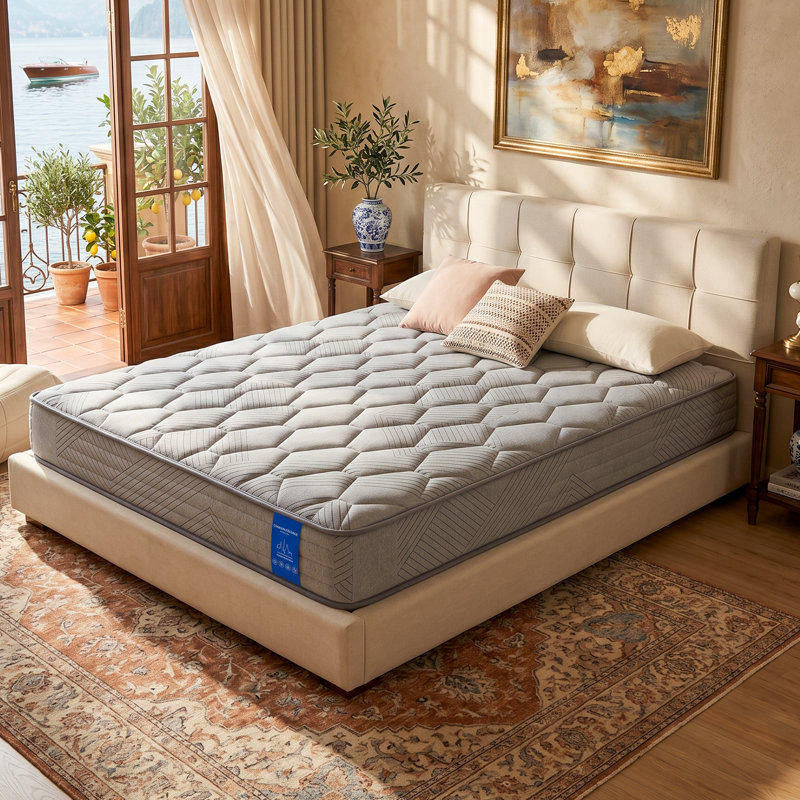12'' Medium Luxury Hybrid Queen Mattress , Queen, Gray