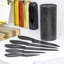 Latitude Run Alhassan High Carbon Stainless Steel Knife Block Set
