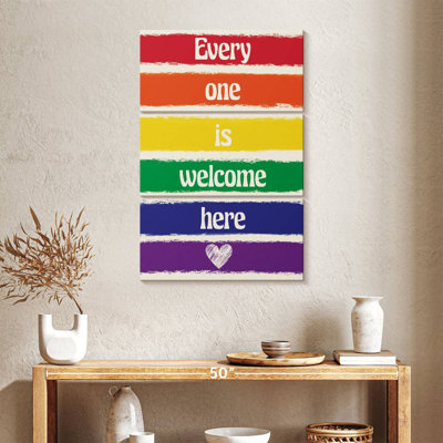 Tergel Welcome Pride Colors