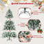 Arbre de Noël artificiel illuminé 6/7 pi-1478944137