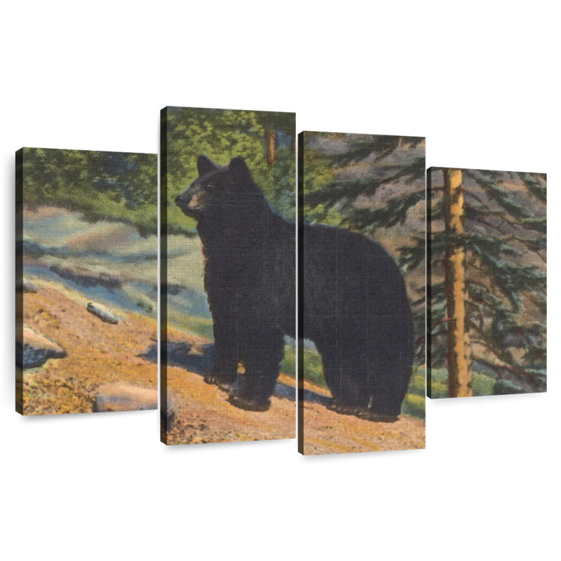 Brampt Black Bear, 42" H x 68" W