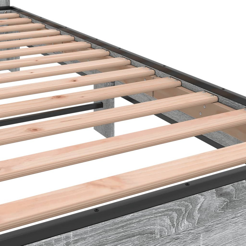 Diodorus Bed, Grey Sonoma, Kingsize (5')