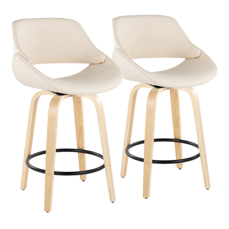 Fabrico 26" Fixed-Height Counter Stool - Set Of 2