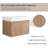 Friedhilde 29.97 " W Wall Mounted Wall Mounted 1 Single Vanity Bathroom Vanity With Resin Top