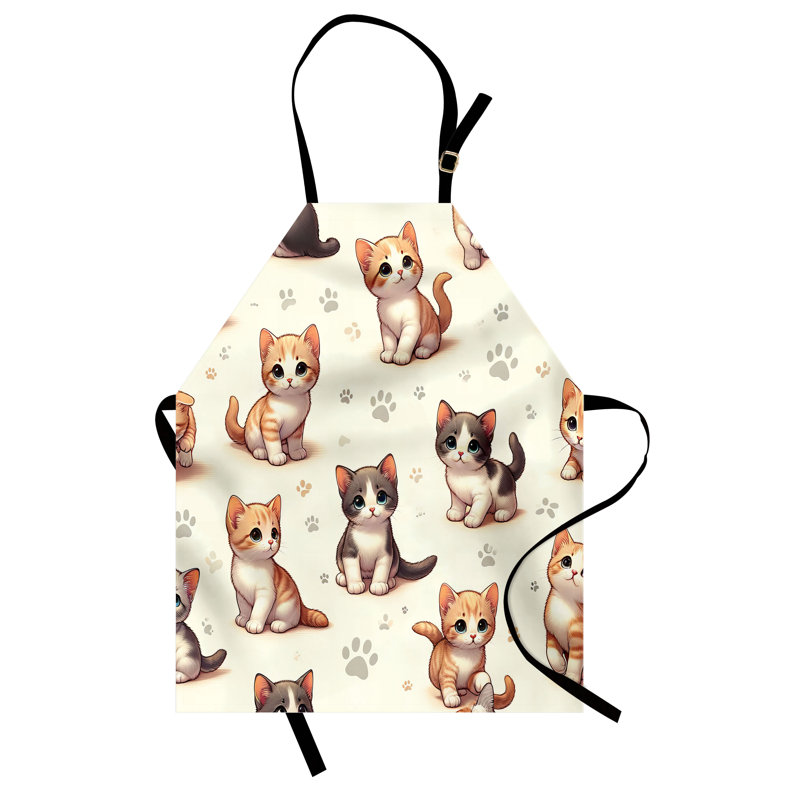 No Pattern Bib Apron