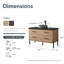 Ensemble de meuble-lavabo simple 48 po Kaminski