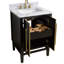 Mason 24" Single Bathroom Vanity with Carrara Marble Top-896050690-896050691-896050692