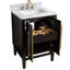 Meuble-lavabo simple l 25 po avec plateau en marbre de Carrare Ewen-752712189-752712186-752712187