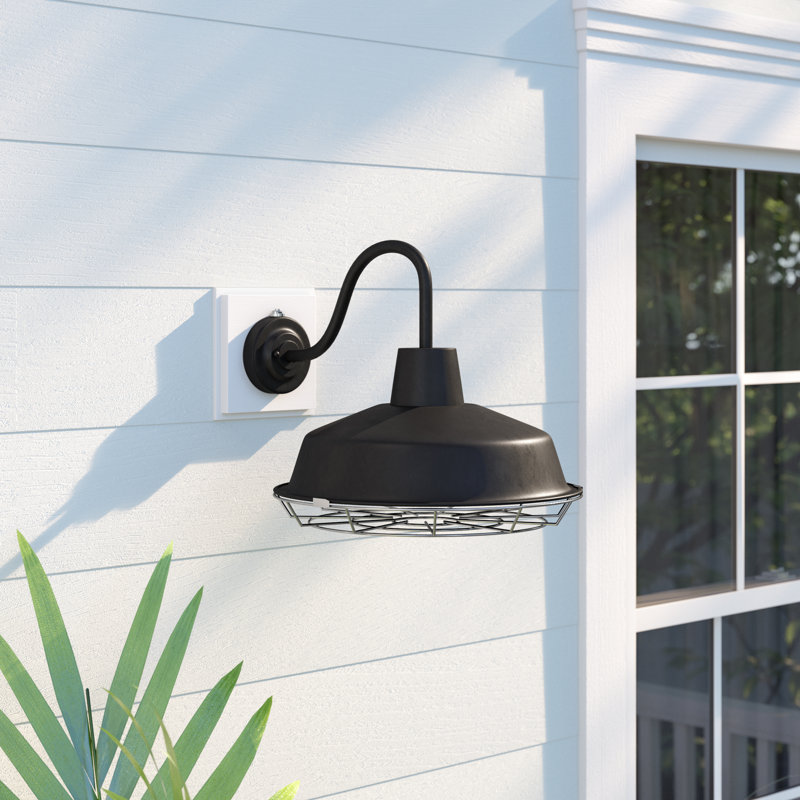 Giglio LED Wall Light, Black, 11" H x 12.25" W x 15.25" D, 15 watts