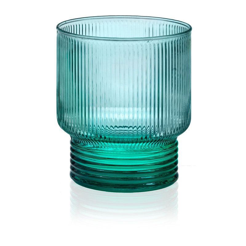 Todomodo Glass Drinking Glass, Turquoise