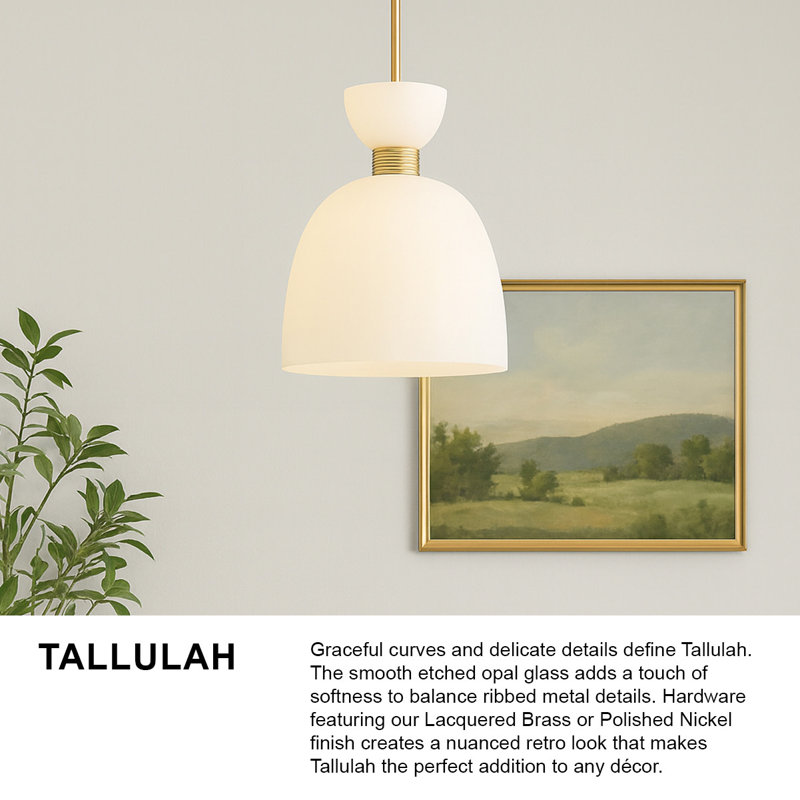 TALLULAH 1 - Light Pendant, Brass