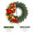 Faux Lighted 30'' Wreath