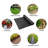 4*100Ft Black Weeding Cloth Polyethylene Foldable