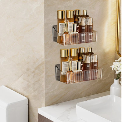 Étagère de meuble-lavabo de luxe sans pièce 2 pièces