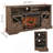 60" Farmhouse Style Electric Fireplace Tv Stand With Remote Control-121473052