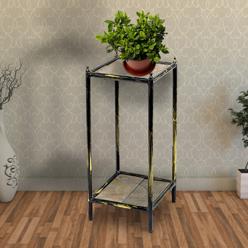 Support pour plante carré étagère à livres Garman, H 17 po x L 7,5 po x P 7,5 po