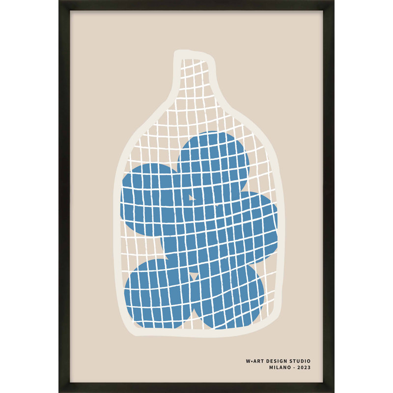 Caoife Blue Balls, reproduction encadrée, Papier avec cadre noir, H 20 po x l 14 po x P 1,25 po