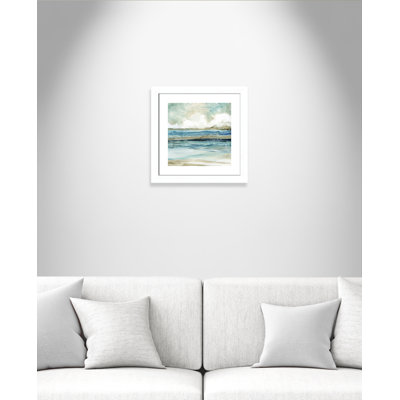 Azzedine «Soft Surf II», reproduction de peinture à l'aquarelle encadrée
