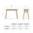 Oak Solid Wood Dining Table-672175656